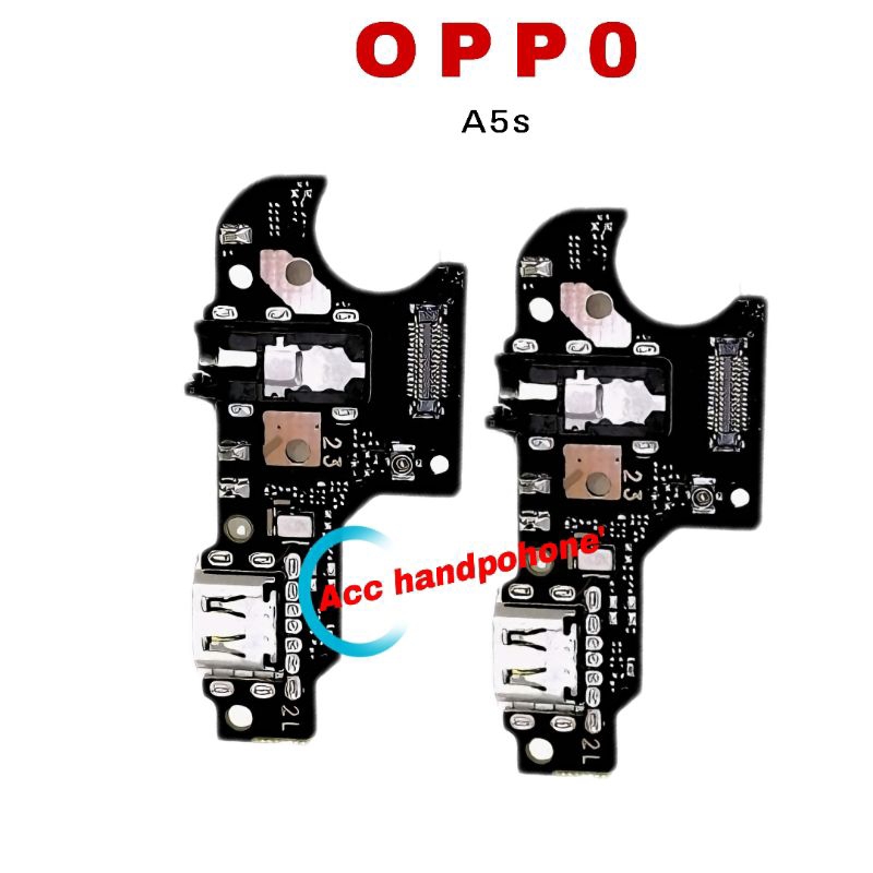 KONEKTOR / PAPAN CHARGER FOR OPPO A5s + CON H / F + MIC ORI. BOAR / CONEKTOR / FLEXIBEL / FLEX / BOA