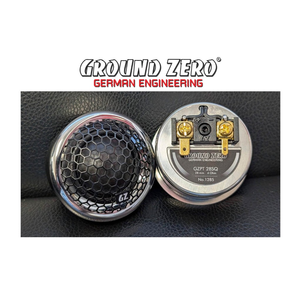 Ground Zero GZPT 28SQ High End Sound Quality Tweeter SET