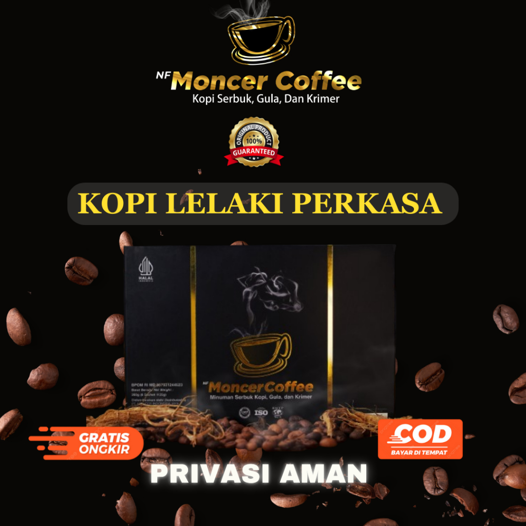 

NF MONCEERR COFFEE Original Kopi Stamina Pria Kuat Tahan Lama Stamina Ekstra Pria Perkasa Halal BPOM