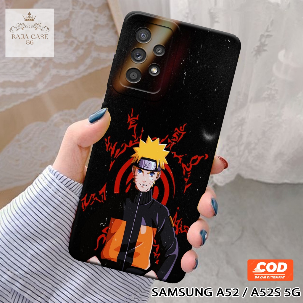 Softcase Samsung Galaxy A52 5G / A52s 5G - Rajacase - Case Samsung A52 5G - Motif Case Anime - Case 