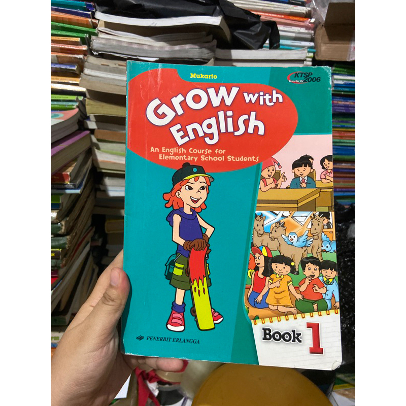 Grow with english kelas 1 SD KTSP bekas