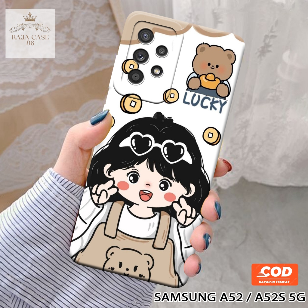 Softcase Samsung Galaxy A52 5G / A52s 5G - Rajacase - Case Samsung A52 5G - Motif Case Cartoon - Cas