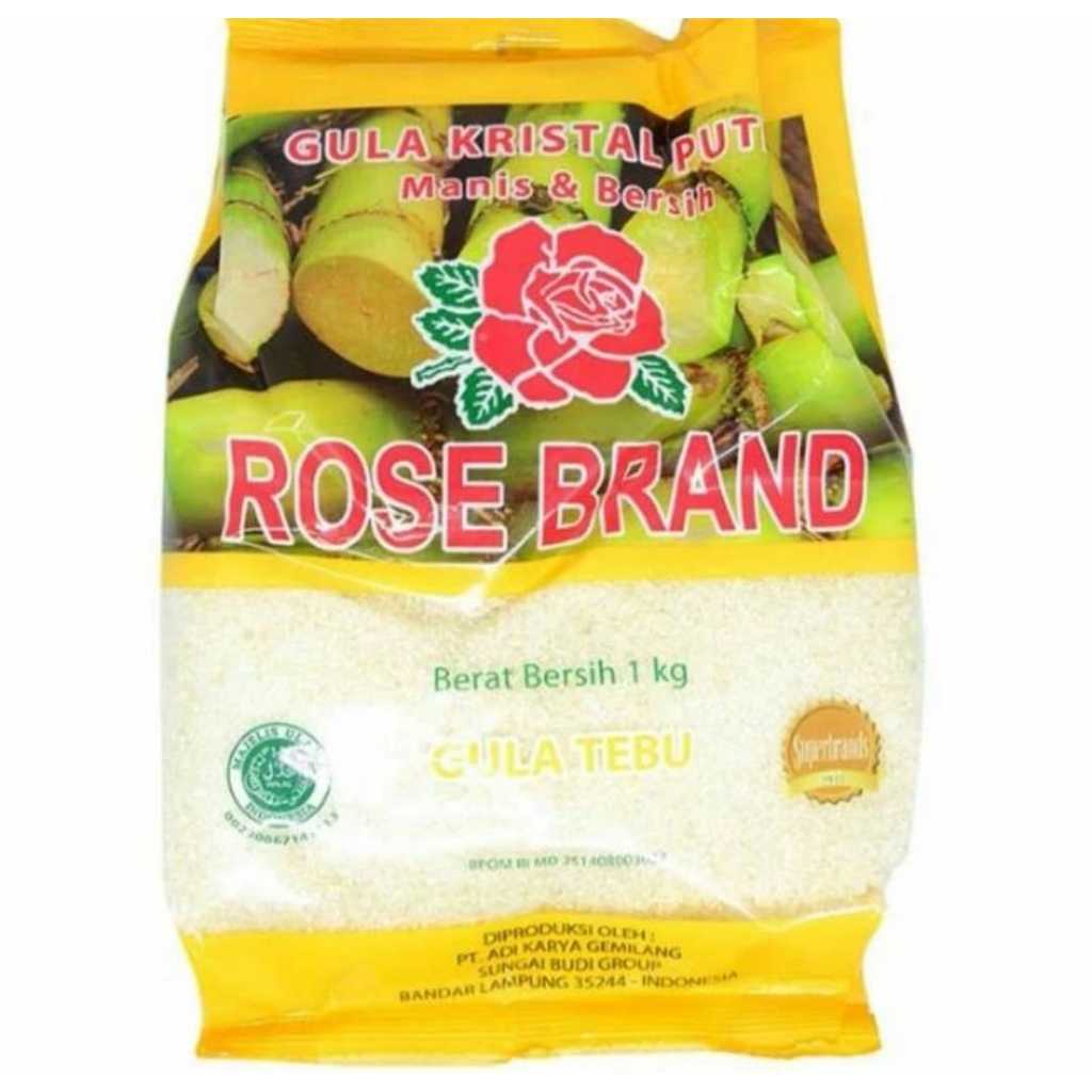 

Gula Rose Brand 1kg/Gula Pasir Tebu Rose Brand 1kg