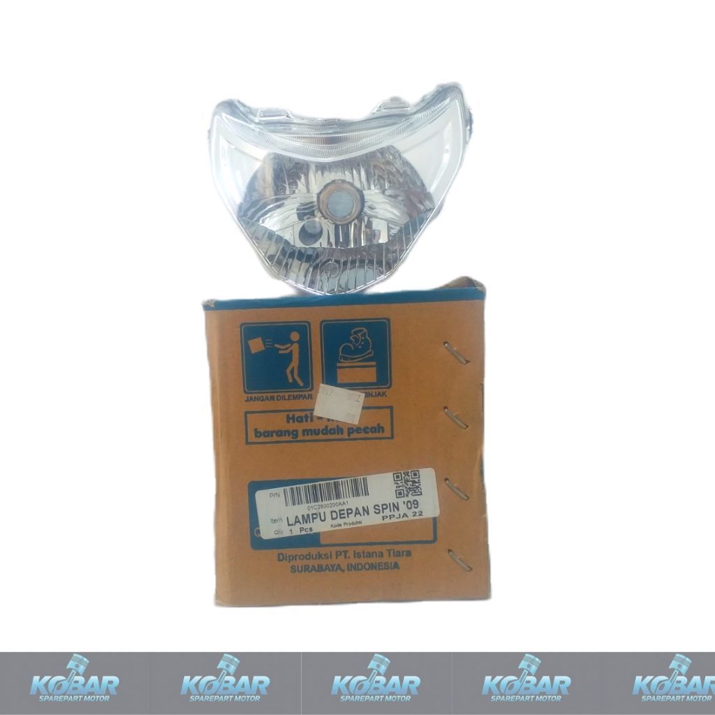 WIN- LAMPU/REFLEKTOR DEPAN SPIN 125 NEW/ SPIN TAHUN 2009-2008-2010-2011