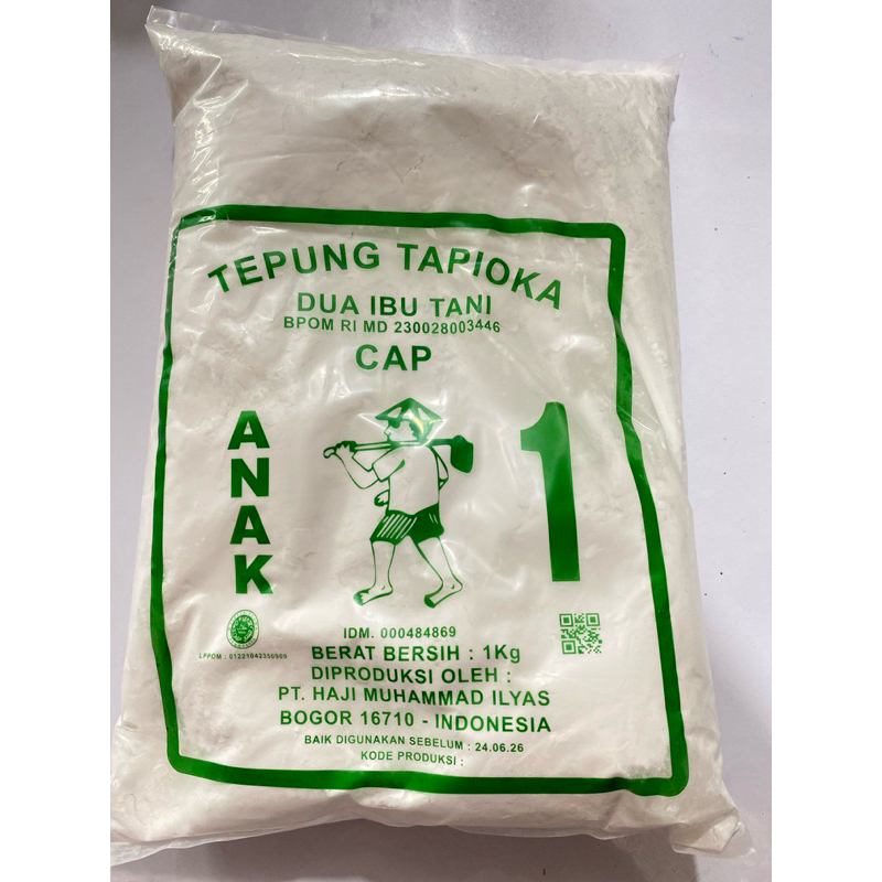 Tepung tapioka cap dua ibu tani 1kg
