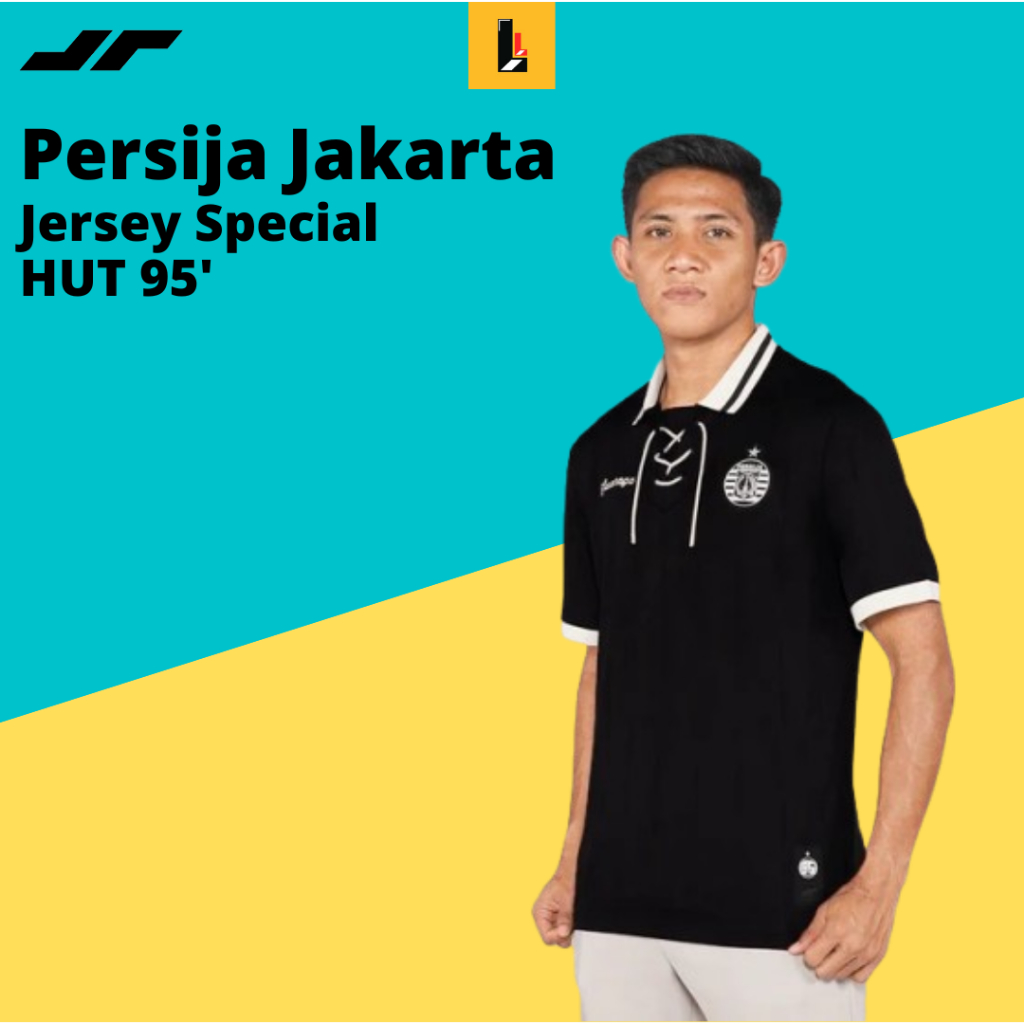 Jersey Original Persija Spesial HUT 95 Hitam