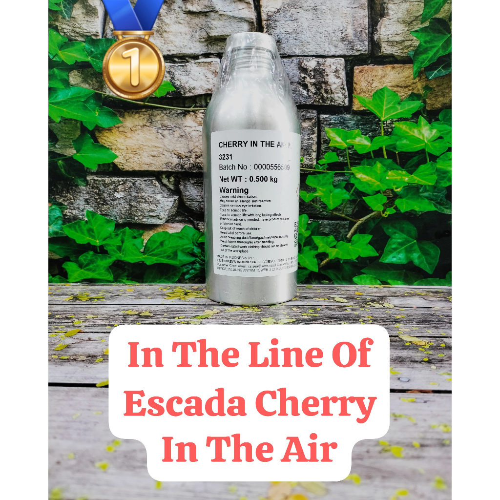 BIBIT PARFUM DARI KEVA (K 3231) ESCADA CHERRY IN THE AIR SEGEL 500 GRAM (ORIGINAL)