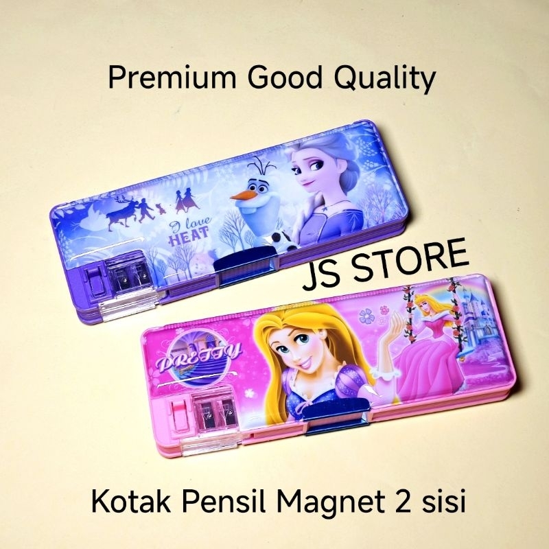 

Kotak Tempat Pensil Magnet 2 sisi Karakter FROZEN PRINCESS
