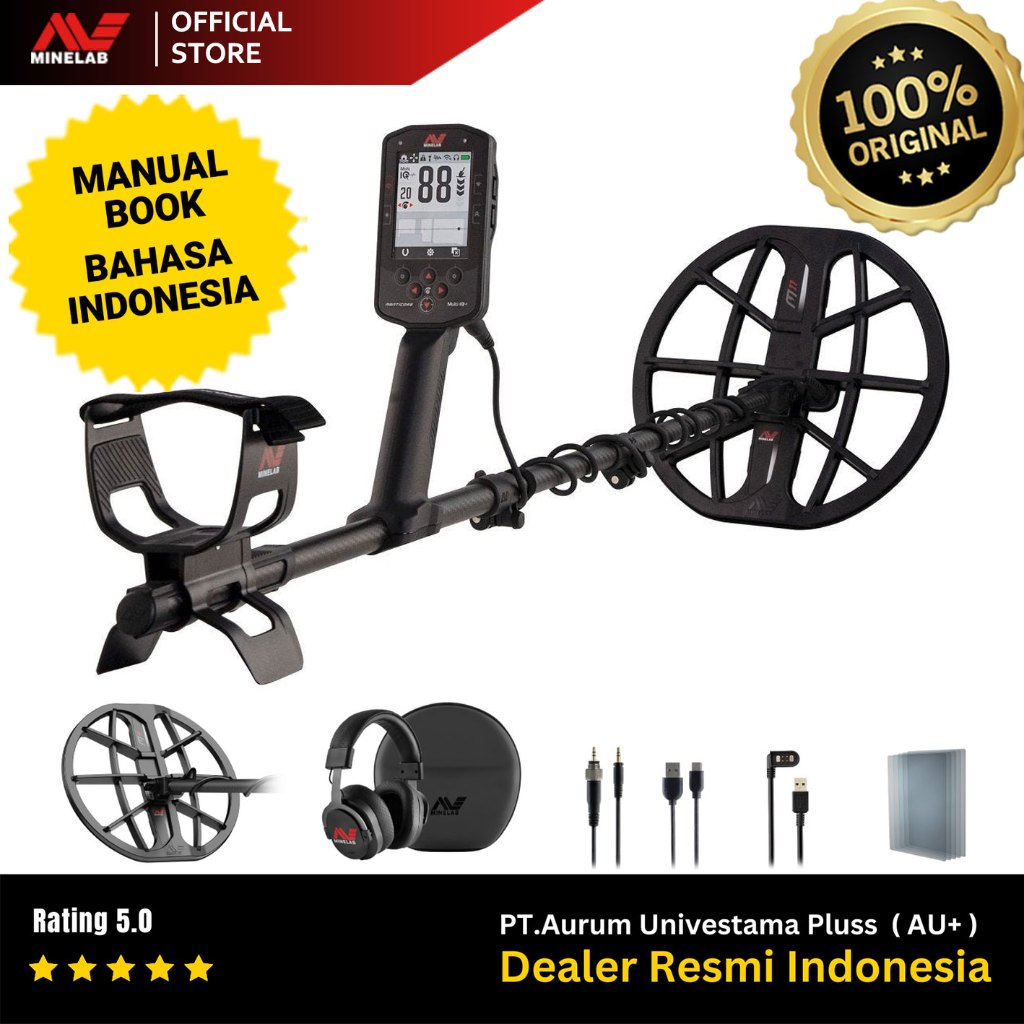 Metal Detector Minelab Manticore RESMI Detektor Emas, Logam dan Harta Karun. Metal Detektor MANTICOR