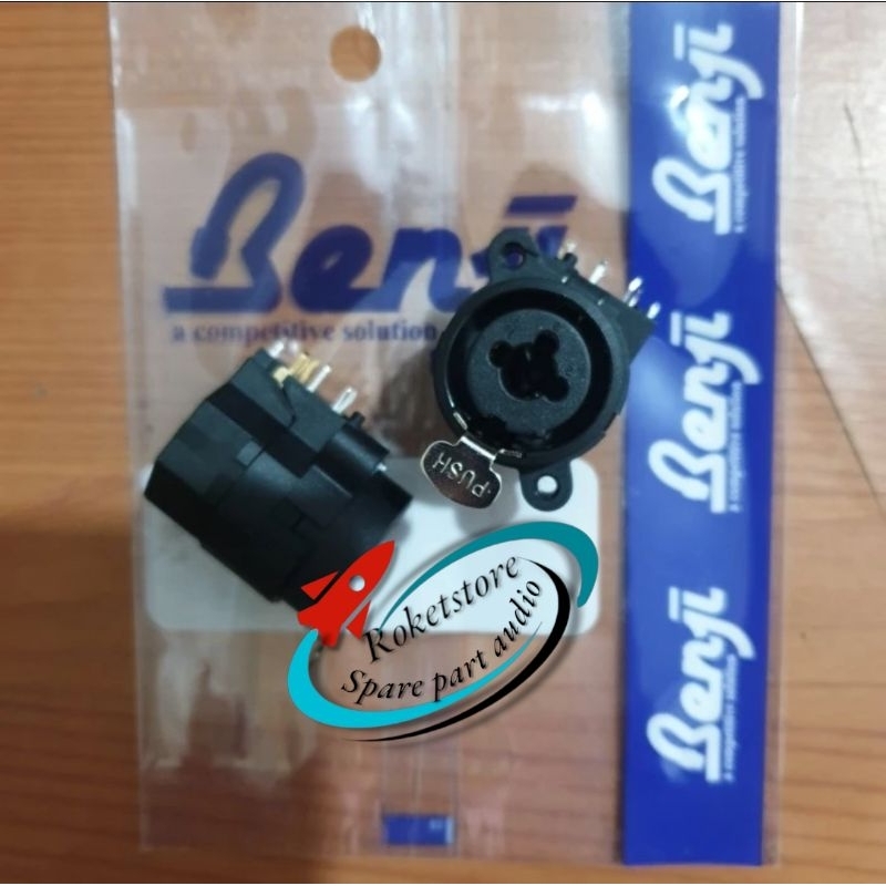 soket body multi combo canon xlr canon female akai 7pin bagus