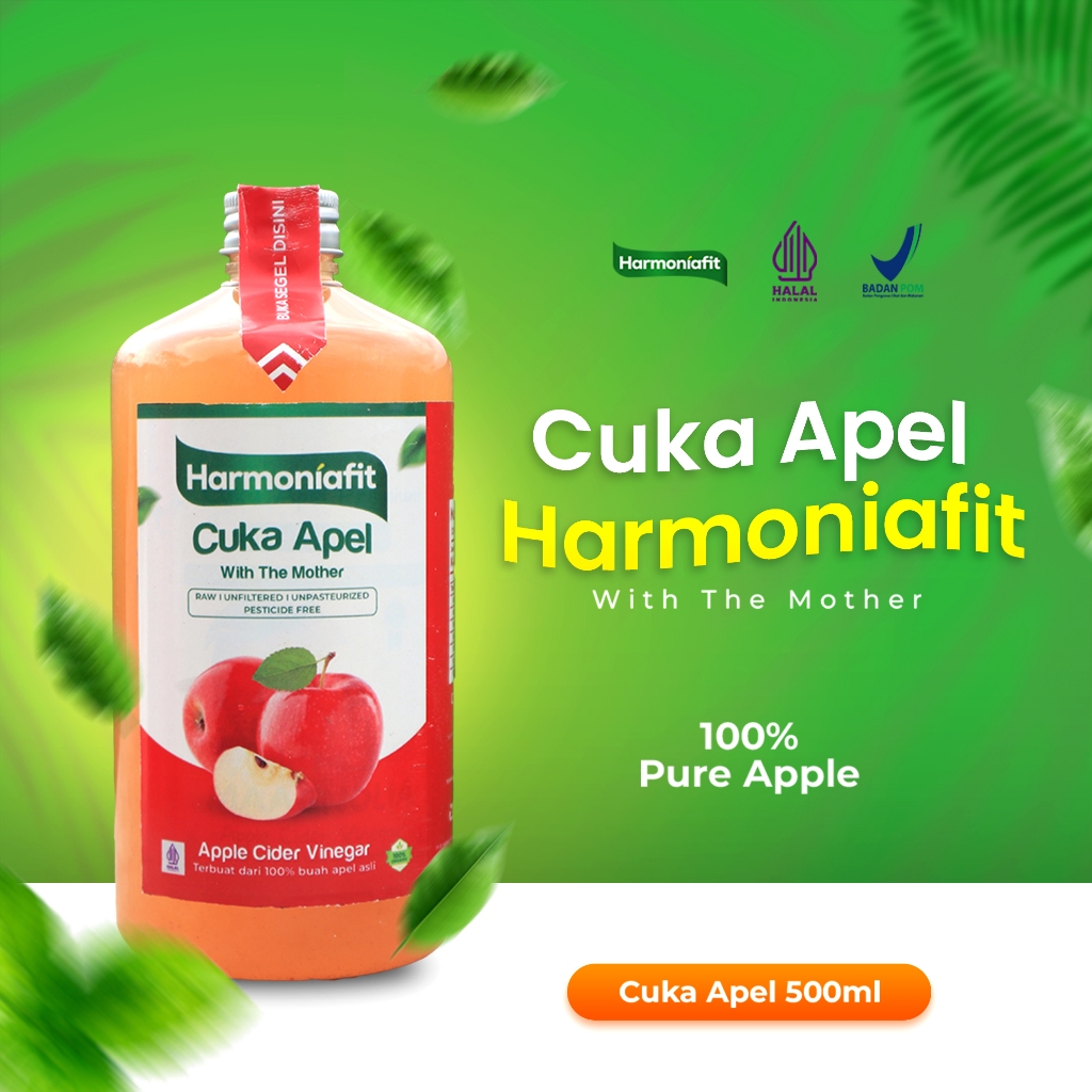 

Cuka Apel With Mother Cuka Buah Apel Untuk Diet Cuka Apel Original 250ML 500Ml Cuka Apel Harmoniafit
