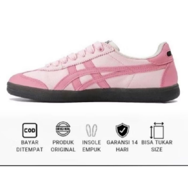 Sepatu casual onitsuka Tiger original tokuten pastel pink