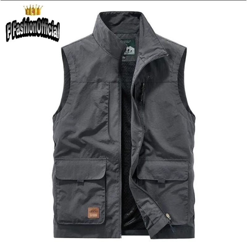 F Fashion Official Shop rompi vest pria / rompi pria / vest pria / vest / rompi / rompi motor / romp