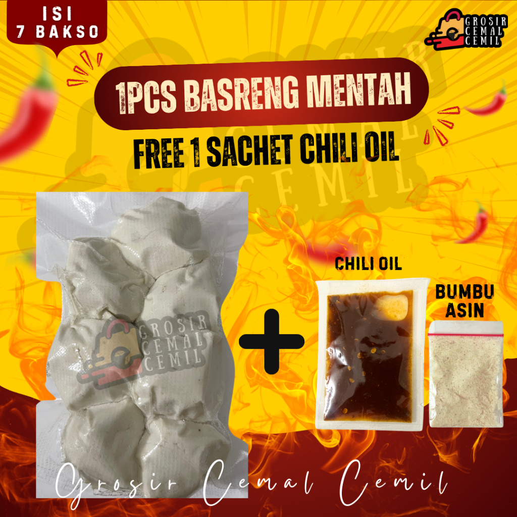 

BASRENG MENTAH + CHILI OIL