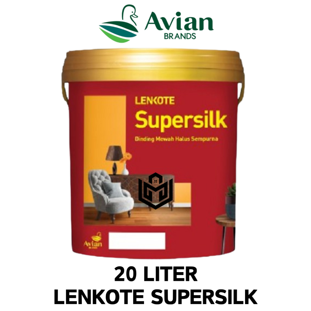 Cat Tembok Interior Supersilk Kemasan 20 Liter Warna Ready Mix / AVIAN BRANDS