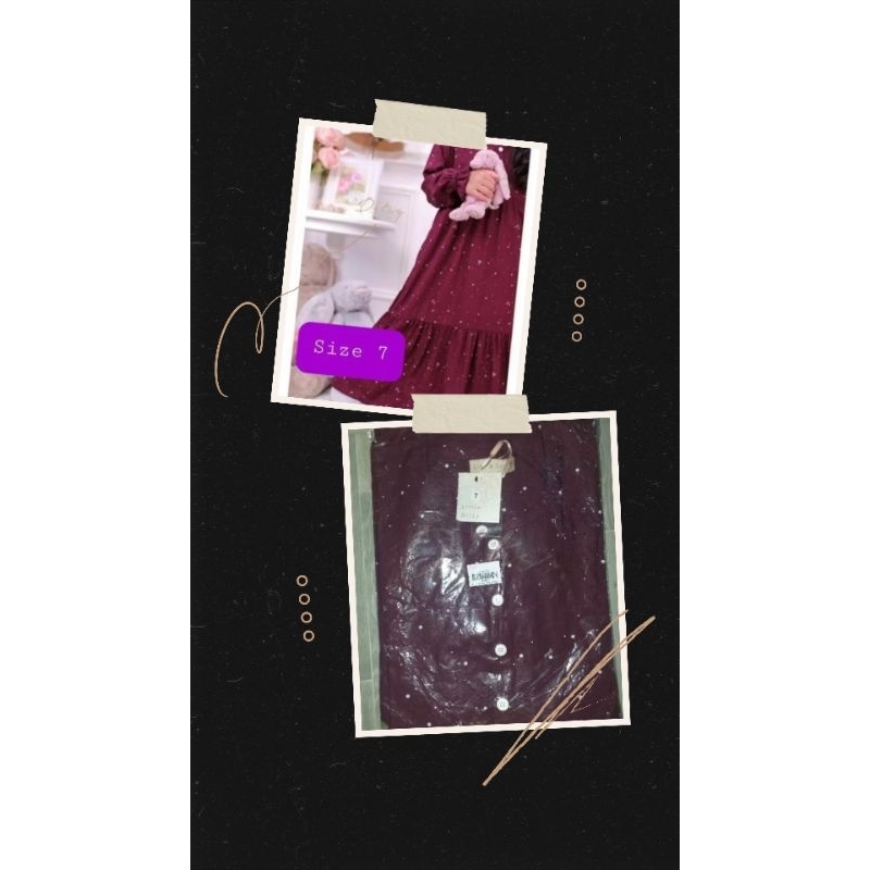 Little Punto Maroon size 7 by Ditsy