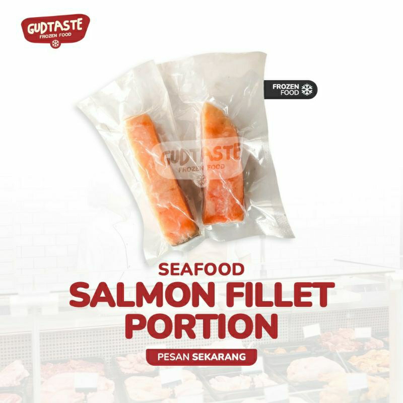 

Salmon Fillet Portion - Premium Salmon Fish Fillet Portion 80-120 Gram - Norway - Alaska - Surabaya