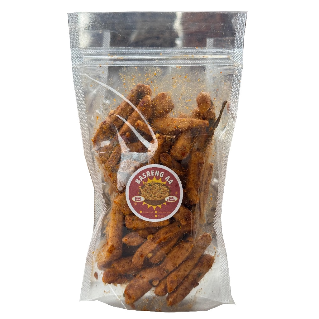 

Camilan Renyah 70 gr Basreng Snack AA Pedas Daun Jeruk