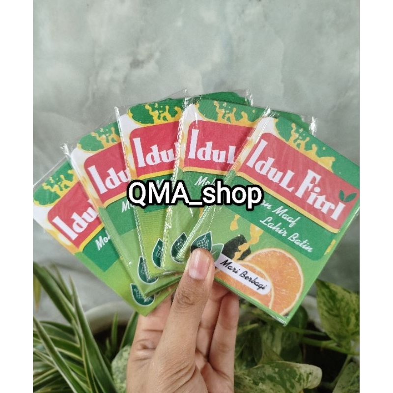 

5 Pack (50 pcs) Amplop Lebaran HVS Snack