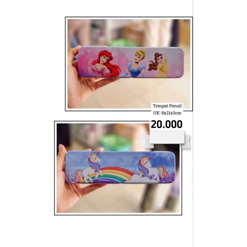 

Tempat Pensil Princess Unicorn UK:8x21x3cm