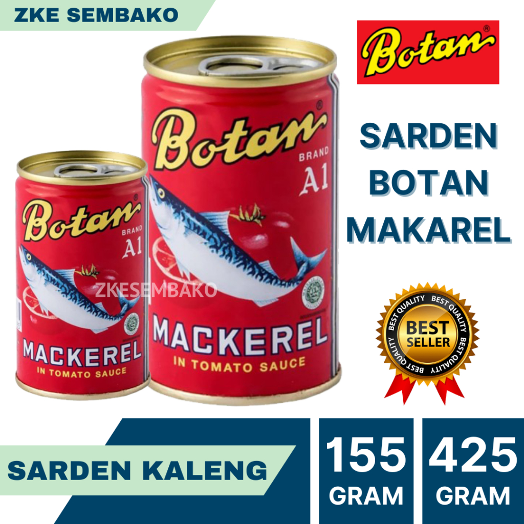 

Botan Sarden Ikan Makarel Saus Tomat