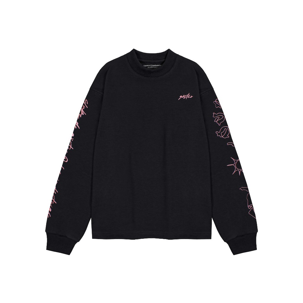 Goster T-Shirt Long Sleeve - Genova Black