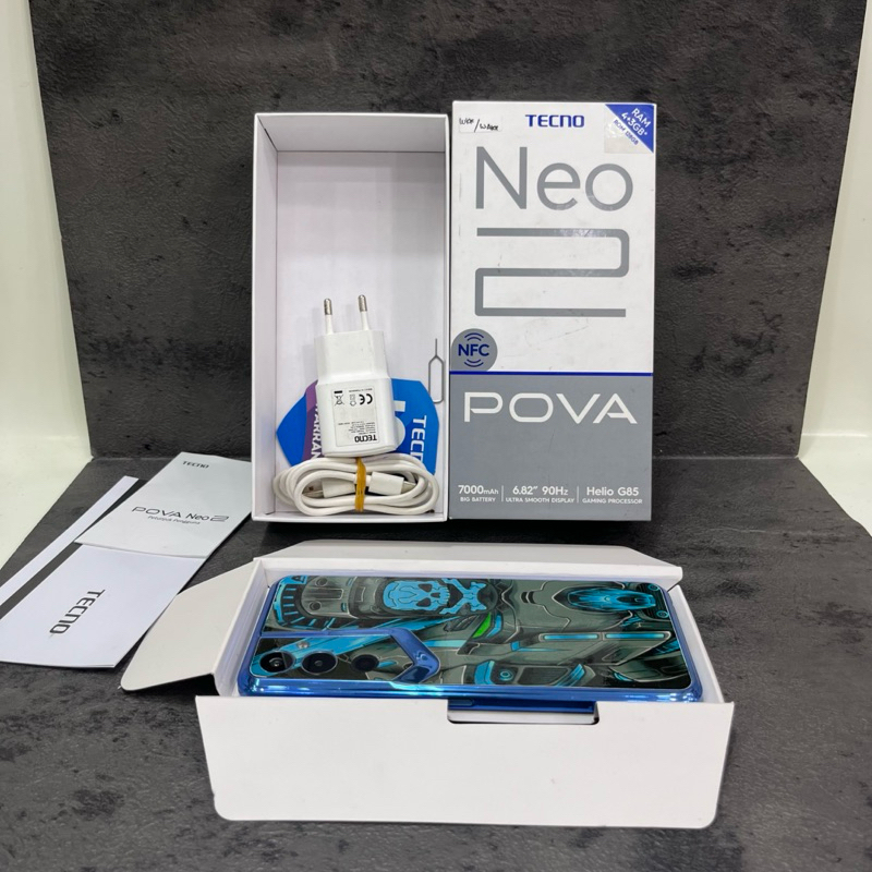 Tecno Pova Neo 2 4/128gb Fullset Second Garansi Resmi