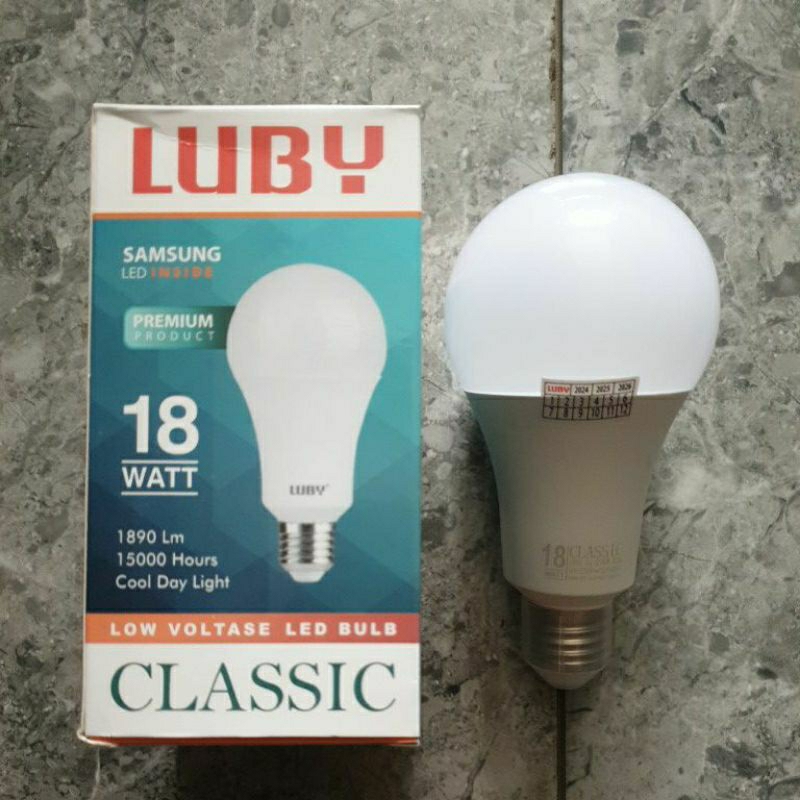 lampu LED luby classic 18watt