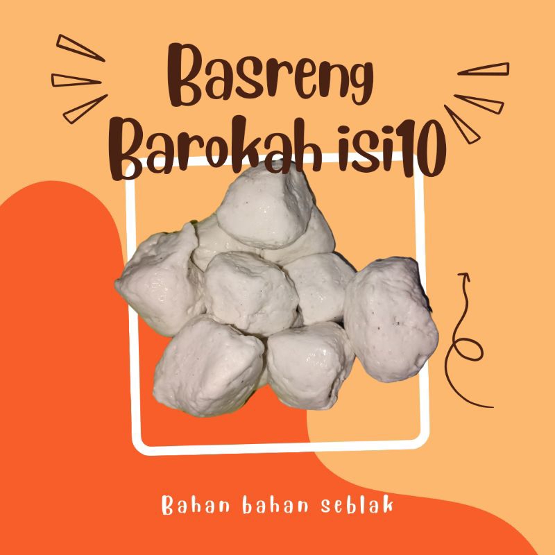 

basreng barokah dan kataji kemasan isi 10 pcs,basreng goreng toping seblak