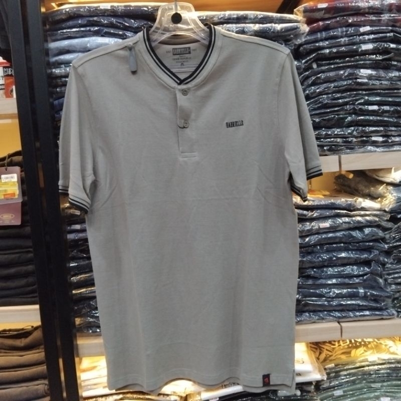 gabrielle kaos lengan pendek krah berdiri / krah koko reguler fit original