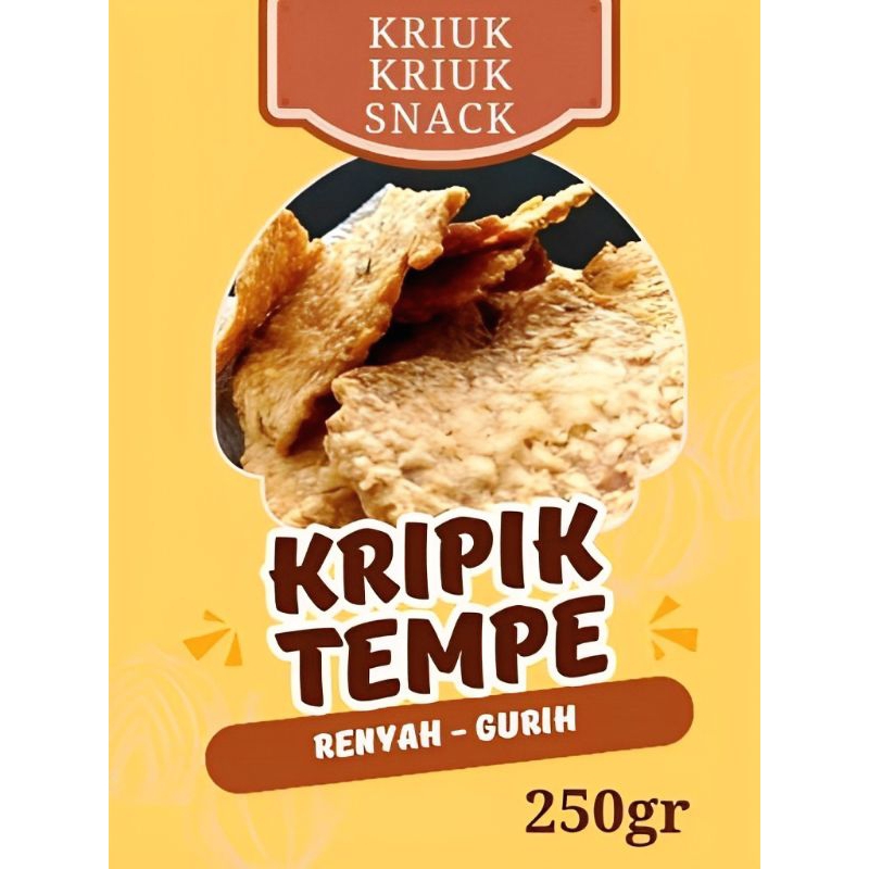 

Keripik Tempe Bandung Pedas Manis 250gr