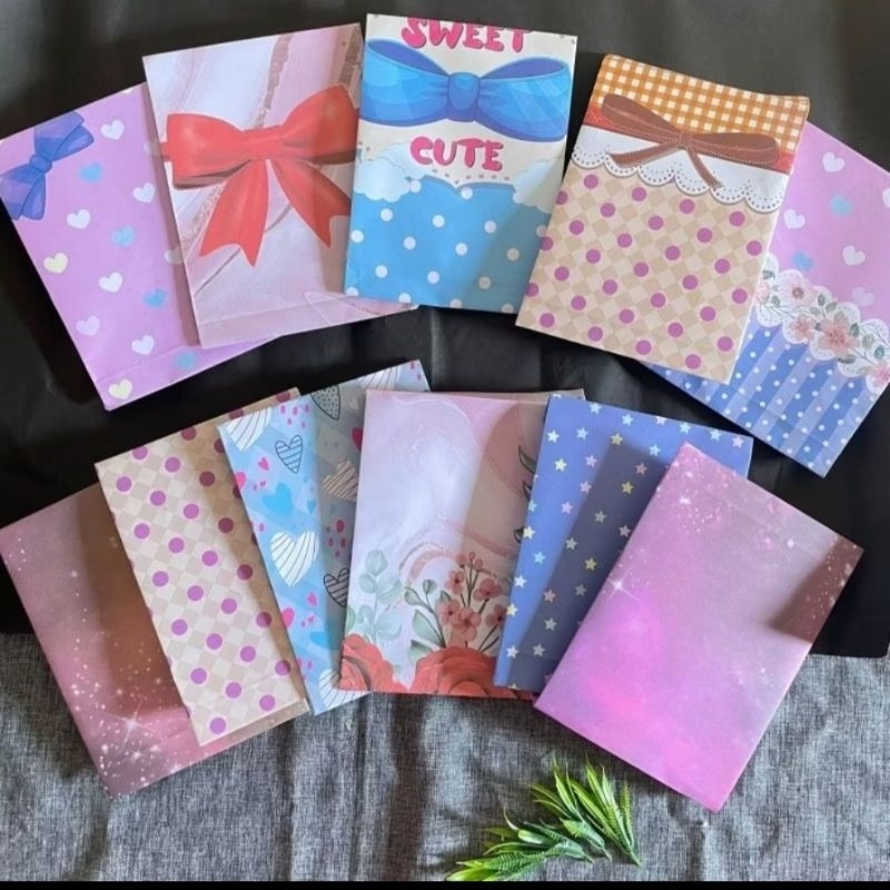 

kertas kado instan 1p isi 10 pcs kertas kado motif lucu ukuran 18x4x22 cm