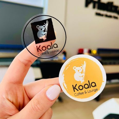 

SBV 2-7 Threemind Print Cetak Stiker Logo Olshop Custom Sticker Label Makanan Anti Air Free Desain