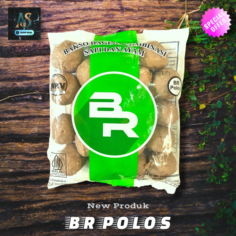 

Bakso BR POLOS Isi 20 Butir