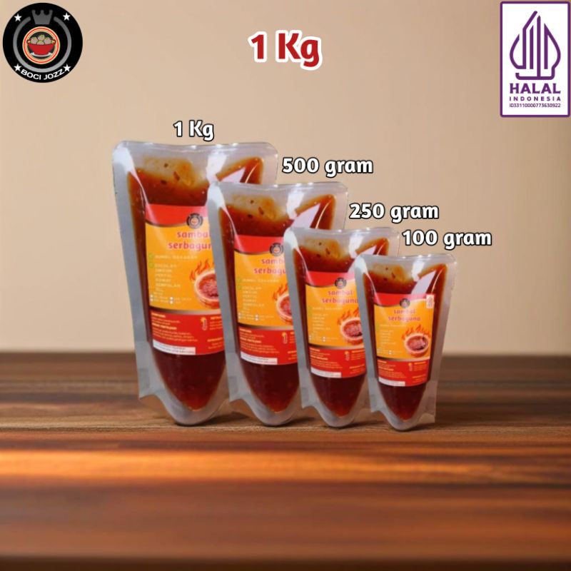

Saus Sambal Pedas Manis Serbaguna 1 Kg By Bakso Aci Jozz