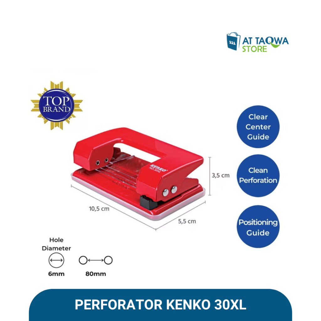 

Punch / Pembolong Kertas / Perforator Kenko No 30 XL