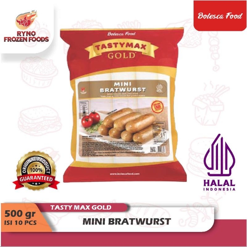 

Tasty Max Gold Mini Bratwurst