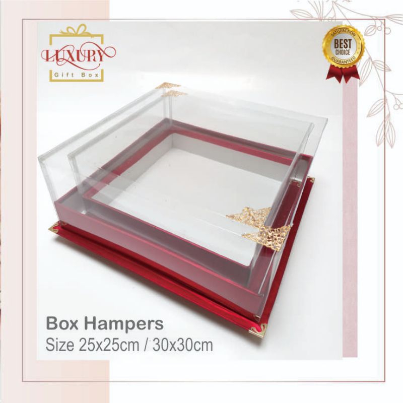 

Box Hampers Mika Premium Hantaran seserahan kotak kue size 30x30cm