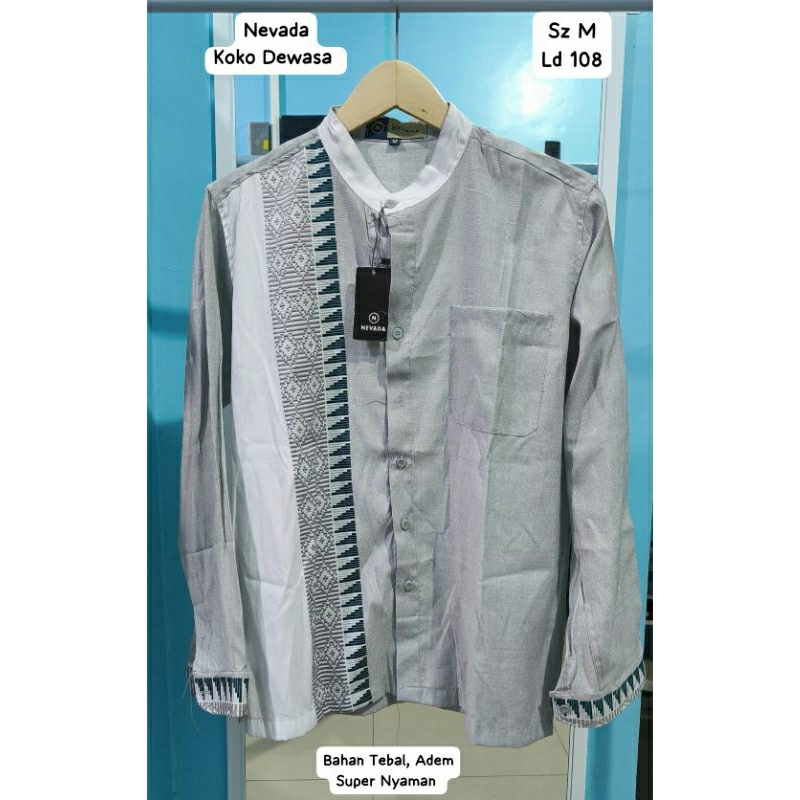 Baju Koko Panjang Original Brand Cole & Nevada