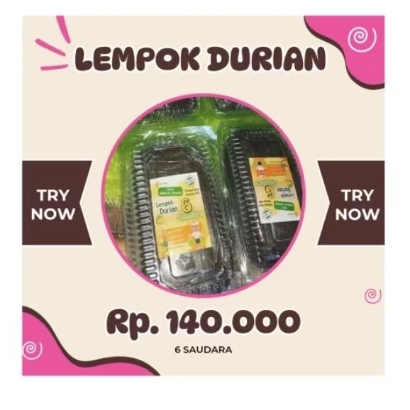 

Lempok Durian Asli Tebing Tinggi 6 SAUDARA