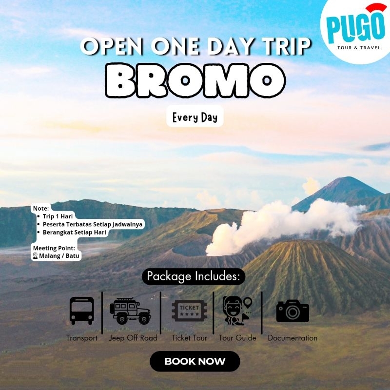 Paket Tour Open Trip Travel Wisata Bromo (Setiap Hari/Everyday)