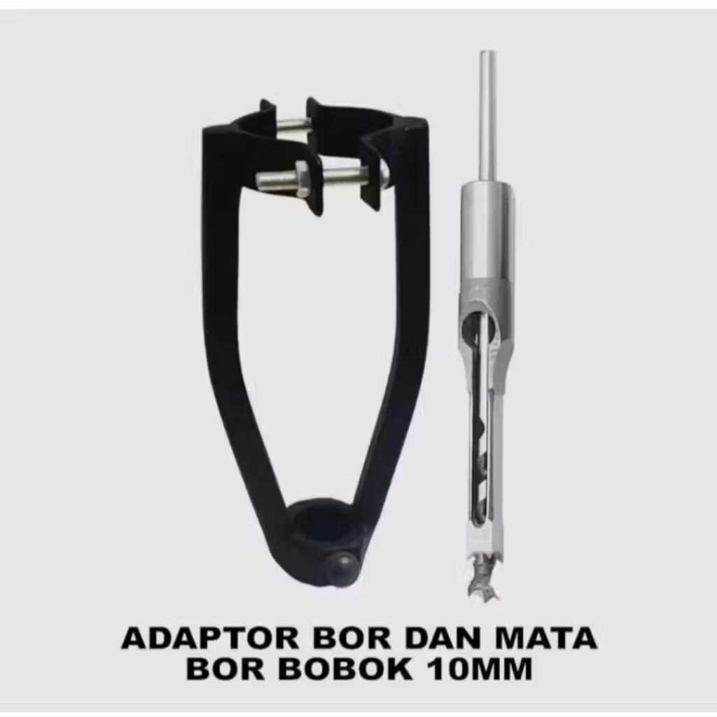 Adaptor bor bobok kayu / dudukan bor pahat kayu / acesoris bor tangan / penjepit bor bobok kayu