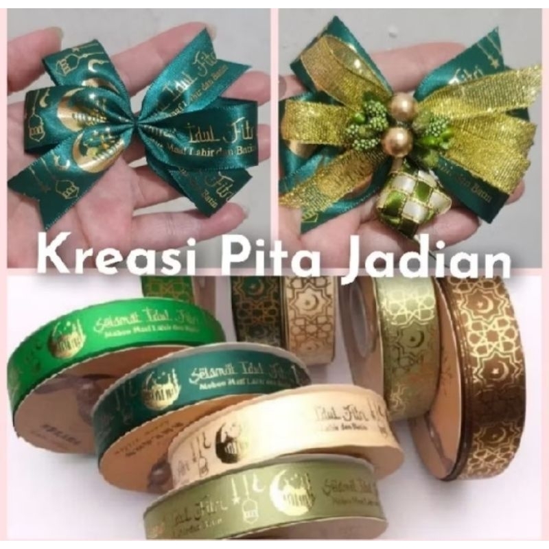

PITA SATIN IDUL FITRI UK 2.5CM / PITA JADIAN SIAP PAKAI / PITA HAMPERS