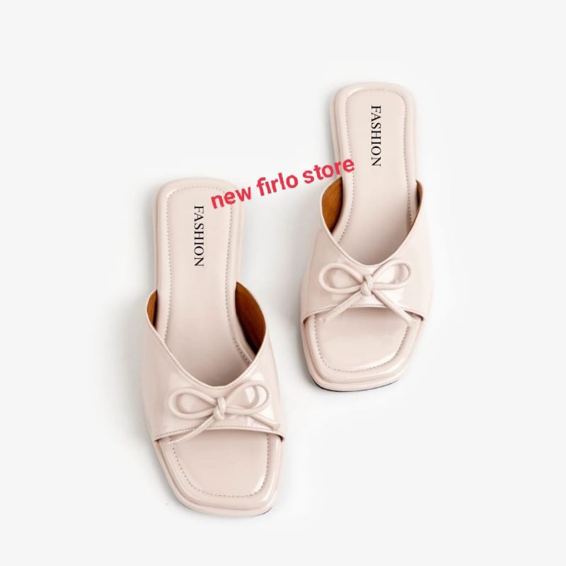 Sandal Slop Teplek Model Tali Pita Kekinian Sandal Wanita Korean Style Super Empuk Terbaru Sandal Pl