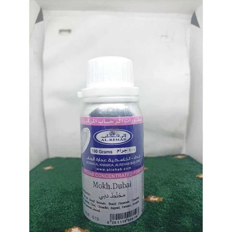 Bibit Parfum Mukhalat Dubai 100gr | Parfum Al Rehab | Al Rehab Perfumes | Bibit Minyak Wangi Origina