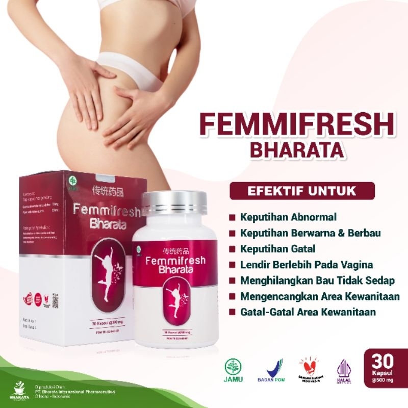 FEMMIFRESH BHARATA - Obat Keputihan - Obat Herbal Keputihan - Obat Keputihan Ampuh