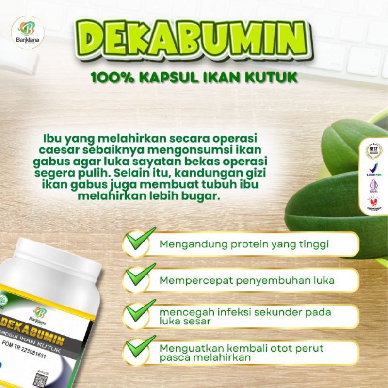 

DEKABUMIN MEMPERCEPAT PENYEMBUHAN LUKA PASCA OPERASI