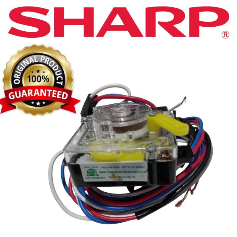 timer mesin cuci sharp timer wash/pencuci sharp ORIGINAL ES-T77MW timer mesin cuci sharp 2 tabung