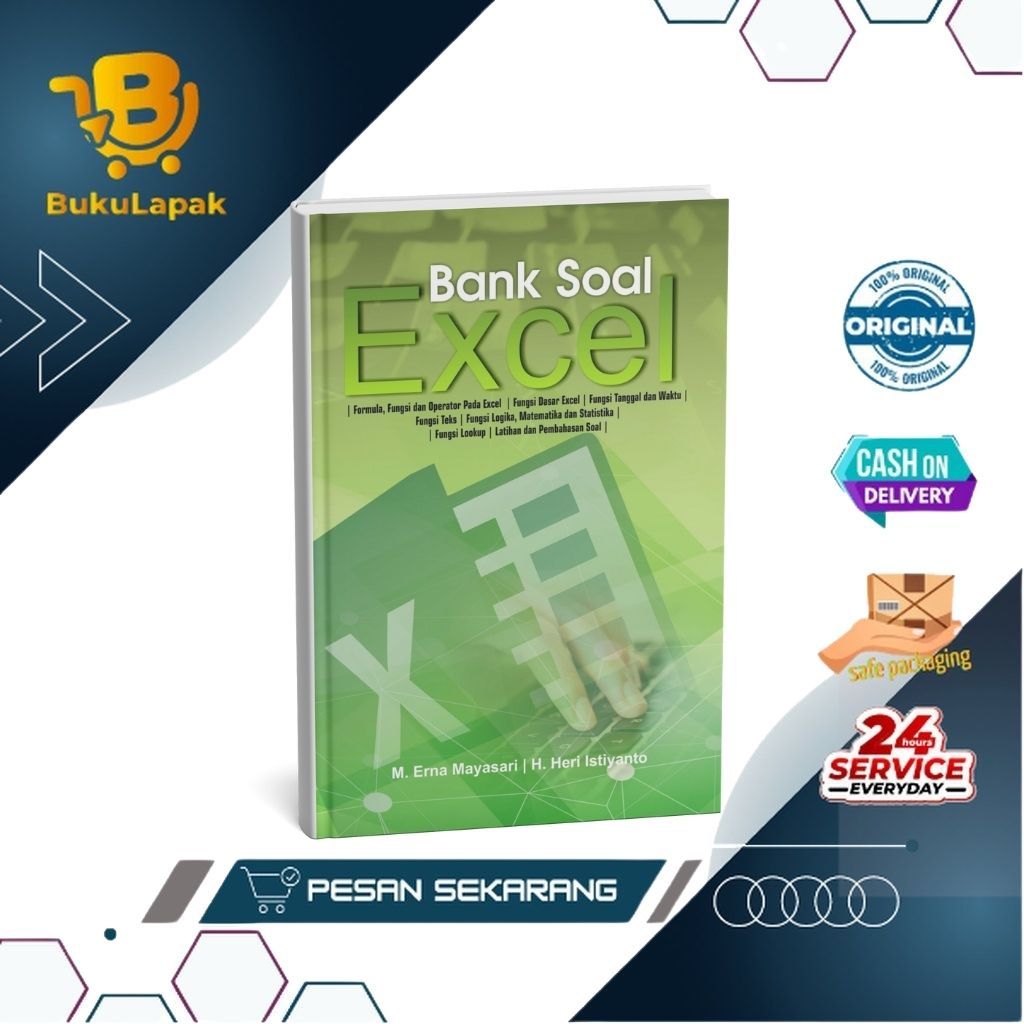 Bank Soal Excel - Buku Excel - Belajar Excel- Deepublish