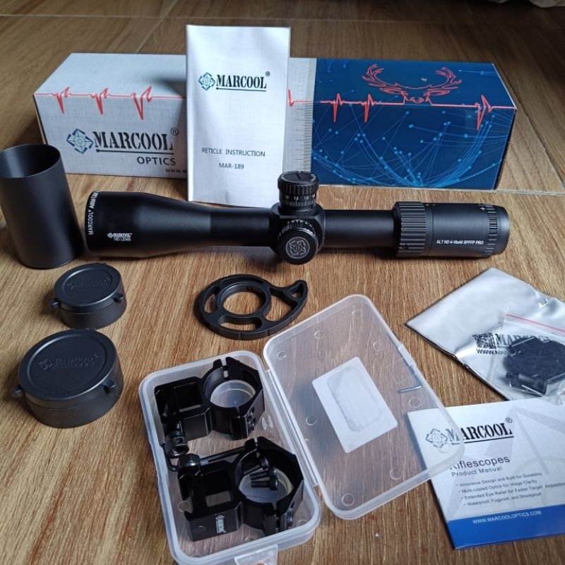 Telescope marcool hd 4-16x44sf ffp pro zero stop